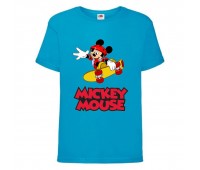 Футболка детская Микки Маус 008 (Mickey Mouse) синяя (MMS blu 008) 104 см Футболка детская Микки Маус 008 (Mickey Mouse) синяя (MMS blu 008) 104 см