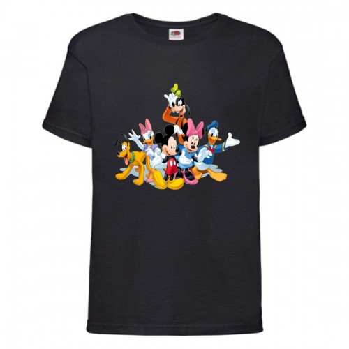 Футболка детская Микки Маус 003 (Mickey Mouse) черная (MMS blc 003) 116 см Футболка детская Микки Маус 003 (Mickey Mouse) черная (MMS blc 003) 116 см