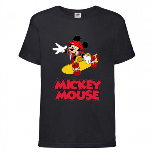 Футболка детская Микки Маус 008 (Mickey Mouse) черная (MMS blc 008) 116 см Футболка детская Микки Маус 008 (Mickey Mouse) черная (MMS blc 008) 116 см