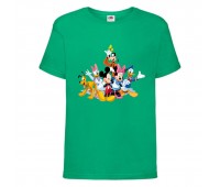 Футболка детская Микки Маус 003 (Mickey Mouse) зеленая (MMS grn 003) 140 см Футболка детская Микки Маус 003 (Mickey Mouse) зеленая (MMS grn 003) 140 см