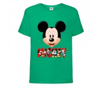 Футболка детская Микки Маус 004 (Mickey Mouse) зеленая (MMS grn 004) 152 см Футболка детская Микки Маус 004 (Mickey Mouse) зеленая (MMS grn 004) 152 см