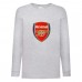 Лонгслив реглан Футбольный клуб Арсенал (Arsenal) серый (FOOT gr 001) 164 см