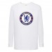 Лонгслив реглан Футбольный клуб Челси (Chelsea) белый (FOOT wh 003) 128 см