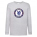 Лонгслив реглан Футбольный клуб Челси (Chelsea) серый (FOOT gr 003) 152 см
