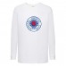 Лонгслив реглан Футбольный клуб Рейнджеры (Rangers) белый (FOOT wh 02) 152 см