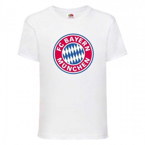 Футболка детская Футбольный клуб Байер Мюнхен (Bayern Munich) белая (FOOT wh 004) 116 см Футболка детская Футбольный клуб Байер Мюнхен (Bayern Munich) белая (FOOT wh 004) 116 см