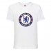 Футболка детская Футбольный клуб Челси (Chelsea) белая (FOOT wh 005) 116 см