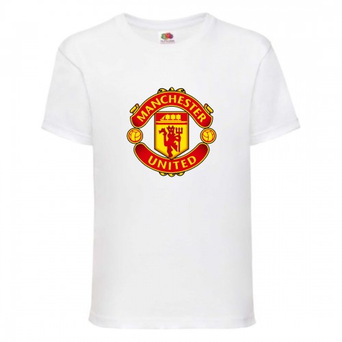 Футболка детская Футбольный клуб Манчестер Юнайтед (Manchester United) белая (FOOT wh 009) 116 см Футболка детская Футбольный клуб Манчестер Юнайтед (Manchester United) белая (FOOT wh 009) 116 см