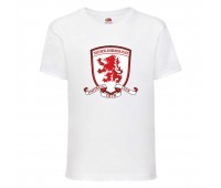 Футболка детская Футбольный клуб Миддлсбруг (Middlesbrough) белая (FOOT wh 01) 116 см Футболка детская Футбольный клуб Миддлсбруг (Middlesbrough) белая (FOOT wh 01) 116 см