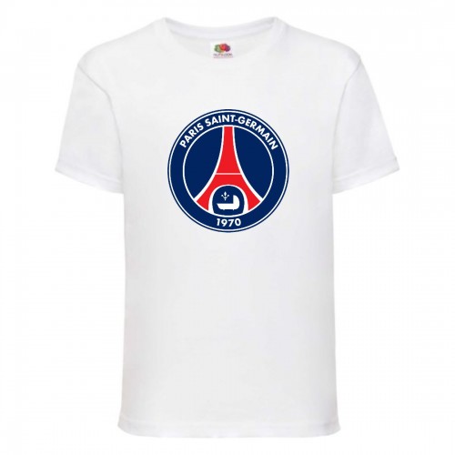 Футболка детская Футбольный клуб Париж Сент - Жермен (Paris Saint - Germain) белая (FOOT wh 02) 116 см Футболка детская Футбольный клуб Париж Сент - Жермен (Paris Saint - Germain) белая (FOOT wh 02) 116 см