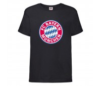 Футболка детская Футбольный клуб Байер Мюнхен (Bayern Munich) черная (FOOT blc 004) 116 см Футболка детская Футбольный клуб Байер Мюнхен (Bayern Munich) черная (FOOT blc 004) 116 см