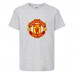 Футболка детская Футбольный клуб Манчестер Юнайтед (Manchester United) серая (FOOT gr 009) 116 см