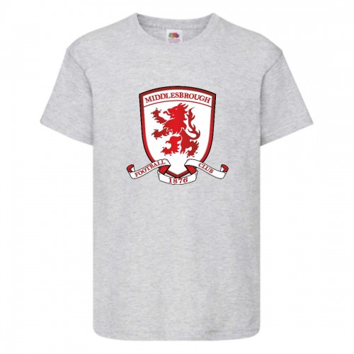 Футболка детская Футбольный клуб Миддлсбруг (Middlesbrough) серая (FOOT gr 01) 116 см Футболка детская Футбольный клуб Миддлсбруг (Middlesbrough) серая (FOOT gr 01) 116 см
