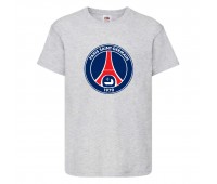 Футболка детская Футбольный клуб Париж Сент - Жермен (Paris Saint - Germain) серая (FOOT gr 02) 116 см Футболка детская Футбольный клуб Париж Сент - Жермен (Paris Saint - Germain) серая (FOOT gr 02) 116 см