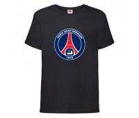 Футболка детская Футбольный клуб Париж Сент - Жермен (Paris Saint - Germain) черная (FOOT blc 02) 116 см Футболка детская Футбольный клуб Париж Сент - Жермен (Paris Saint - Germain) черная (FOOT blc 02) 116 см