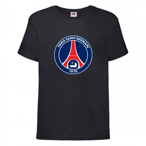 Футболка детская Футбольный клуб Париж Сент - Жермен (Paris Saint - Germain) черная (FOOT blc 02) 116 см Футболка детская Футбольный клуб Париж Сент - Жермен (Paris Saint - Germain) черная (FOOT blc 02) 116 см