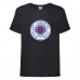 Футболка детская Футбольный клуб Ренджеры (Rangers) черная (FOOT blc 05) 116 см
