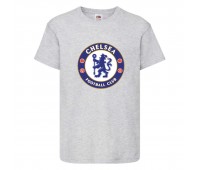 Футболка детская Футбольный клуб Челси (Chelsea) серая (FOOT gr 005) 164 см Футболка детская Футбольный клуб Челси (Chelsea) серая (FOOT gr 005) 164 см