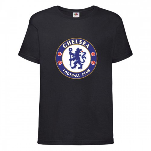 Футболка детская Футбольный клуб Челси (Chelsea) черная (FOOT blc 005) 152 см Футболка детская Футбольный клуб Челси (Chelsea) черная (FOOT blc 005) 152 см