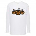 Лонгслив реглан Хелловин 0002 (Halloween) белый (HAL wh 0002) 152 см
