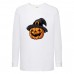 Лонгслив реглан Хелловин 0003 (Halloween) белый (HAL wh 0003) 128 см