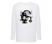 Лонгслив реглан Хелловин 0015 (Halloween) белый (HAL wh 0015) 104 см