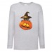 Лонгслив реглан Хелловин 0001 (Halloween) серый (HAL gr 0001) 104 см