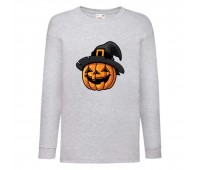 Лонгслив реглан Хелловин 0003 (Halloween) серый (HAL gr 0003) 104 см
