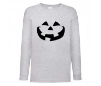 Лонгслив реглан Хелловин 0006 (Halloween) серый (HAL gr 0006) 116 см