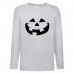 Лонгслив реглан Хелловин 0006 (Halloween) серый (HAL gr 0006) 152 см