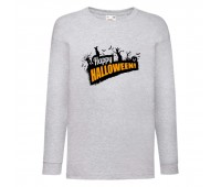 Лонгслив реглан Хелловин 0012 (Halloween) серый (HAL gr 0012) 104 см