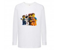Лонгслив реглан Лего 006 (LEGO) белый (LEGO wh 006) 140 см