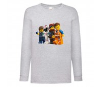 Лонгслив реглан Лего 006 (LEGO) серый (LEGO gr 006) 116 см