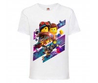 Футболка детская Лего 003 (LEGO) белая (LEGO wh 003) 116 см