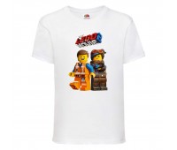 Футболка детская Лего 007 (LEGO) белая (LEGO wh 007) 140 см