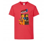 Футболка детская Лего 007 (LEGO) красная (LEGO rd 007) 140 см