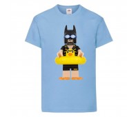 Футболка детская Лего 004 (LEGO) голубая (LEGO lbl 004) 140 см