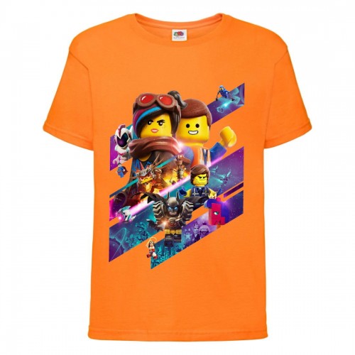 Футболка детская Лего 003 (LEGO) оранжевая (LEGO or 003) 128 см Футболка детская Лего 003 (LEGO) оранжевая (LEGO or 003) 128 см