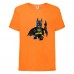 Футболка детская Лего 010 (LEGO) оранжевая (LEGO or 010) 140 см