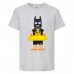Футболка детская Лего 004 (LEGO) серая (LEGO gr 004) 140 см