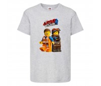Футболка детская Лего 007 (LEGO) серая (LEGO gr 007) 140 см