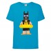 Футболка детская Лего 004 (LEGO) синяя (LEGO blu 004) 140 см