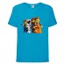 Футболка детская Лего 006 (LEGO) синяя (LEGO blu 006) 140 см