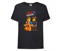 Футболка детская Лего 007 (LEGO) черная (LEGO blc 007) 140 см