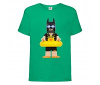 Футболка детская Лего 004 (LEGO) зеленая (LEGO grn 004) 140 см