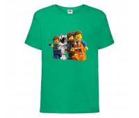 Футболка детская Лего 006 (LEGO) зеленая (LEGO grn 006) 140 см
