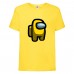 Футболка детская Амонг АС  (Among US) желтая (among-us-005-yellow) 152 см
