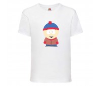 Футболка детская Южный Парк 002 (South park) белая (SPA wh 002) 140 см