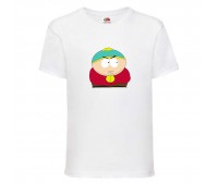 Футболка детская Южный Парк 006 (South park) белая (SPA wh 006) 128 см