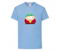 Футболка детская Южный Парк 006 (South park) голубая (SPA lbl 006) 128 см